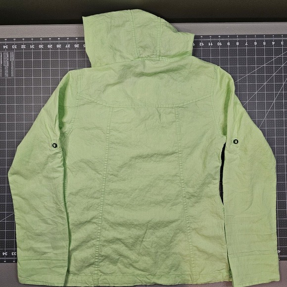Arcteryx C'esta Linen Hoodie Womens Medium Yellow Anorak Gorpcore Hiking Outdoor - Picture 12 of 16